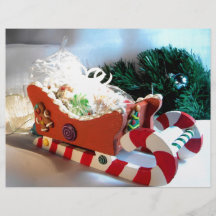 Santa Sleigh Template Gingerbread