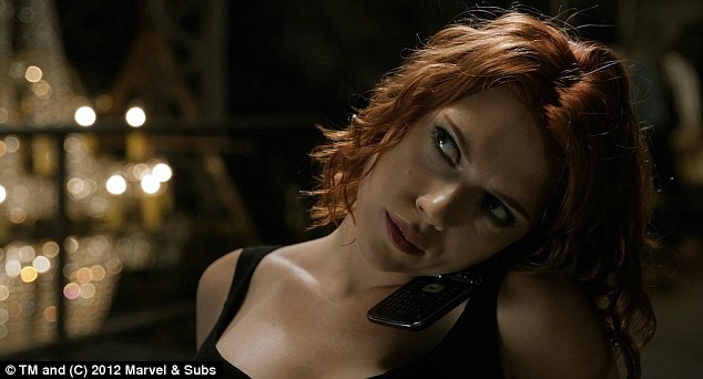 Scarlett Johansson Black Widow Hair Color