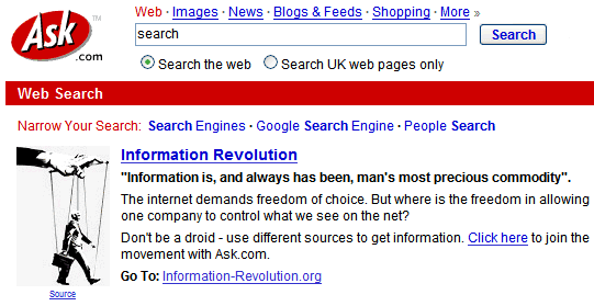 Search Engines Google Alternatives