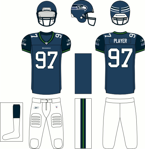 Seattle Seahawks Uniforms Color