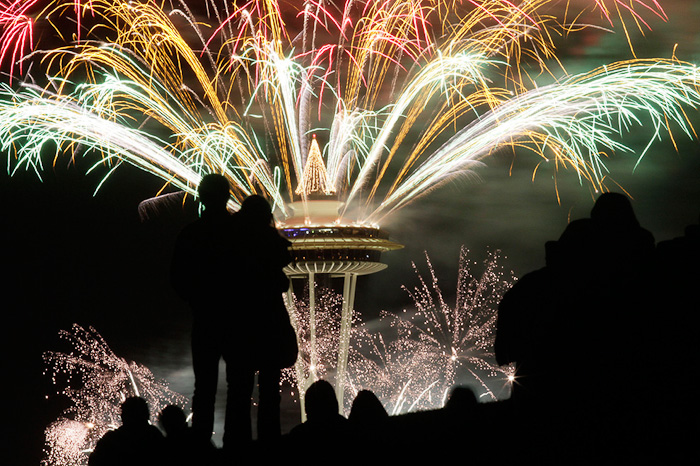 Seattle Space Needle Fireworks Music