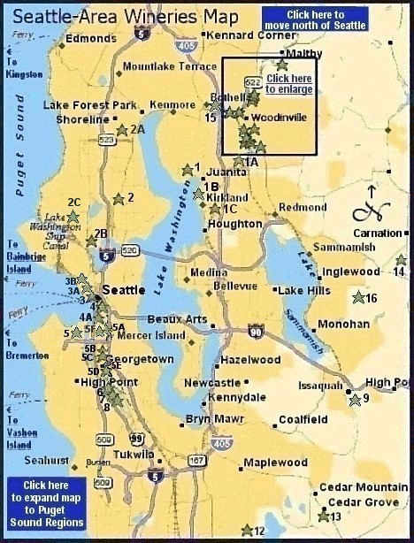 Seattle Washington Map