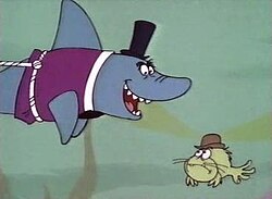 Shark And Catfish Cartoon