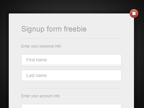 Sign Up Form Template Word