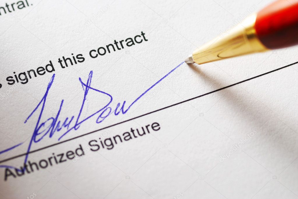 Signing Contract