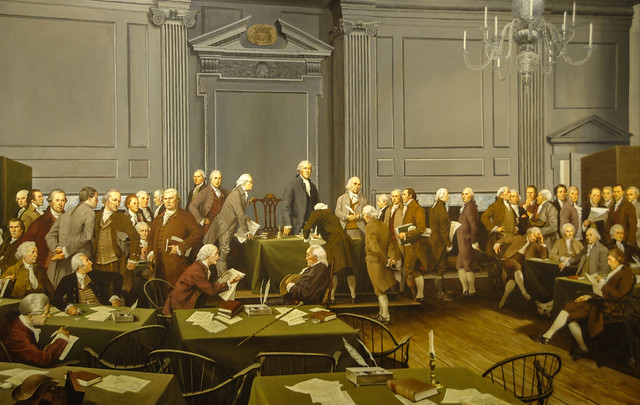 Signing Of The Constitution Painting