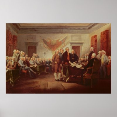 Signing The Declaration Of Independence