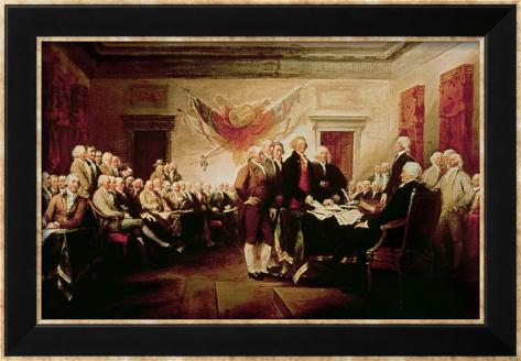 Signing The Declaration Of Independence