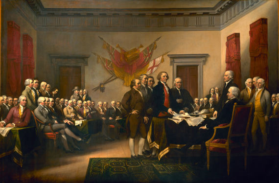 Signing The Declaration Of Independence