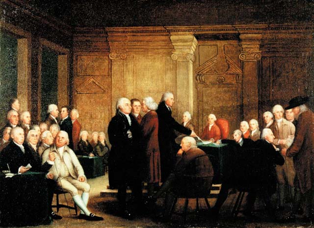 Signing The Declaration Of Independence