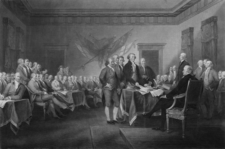 Signing The Declaration Of Independence