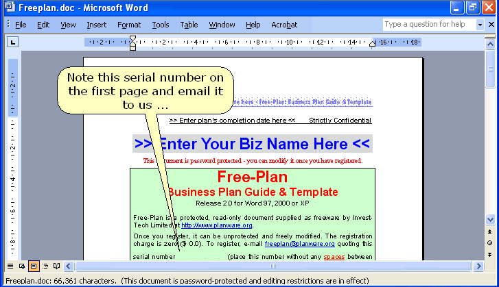 Simple Business Plan Template Free Download