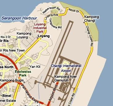 Singapore Changi Airport Map