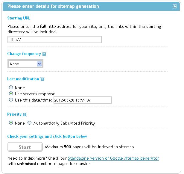 Sitemap.xml Generator