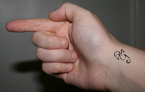 Small Cross Tattoos For Women On Wrist