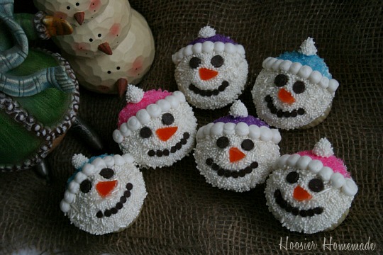 Snowman Cupcakes Recipes