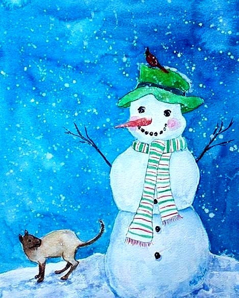 Snowman Pictures To Print Free