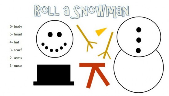 Snowman Template Cut Out