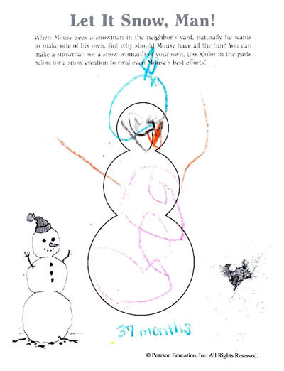 Snowman Template Printable For Kids