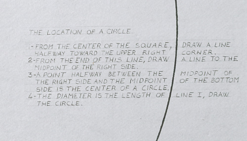 Sol Lewitt Instructions