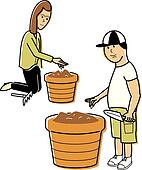 Sowing Seeds Clipart