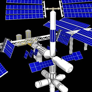 Space Station 3d Model