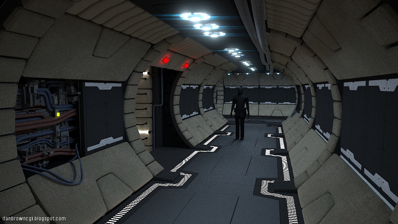 Spaceship Interior 3d Model