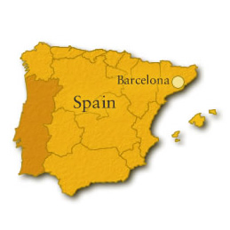 Spain Map Barcelona