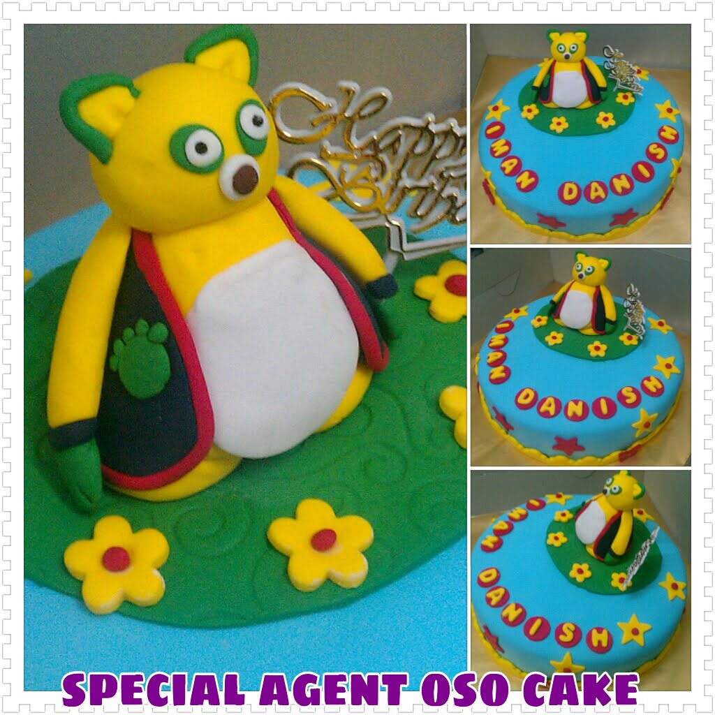 Special Agent Oso Cake