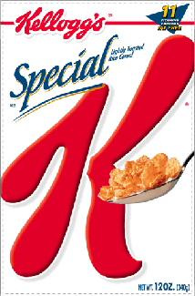 Special K Cereal Bar Code