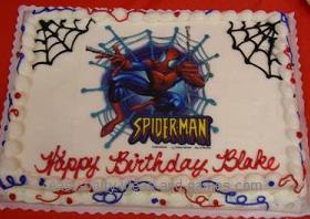 Spiderman Cake Designs