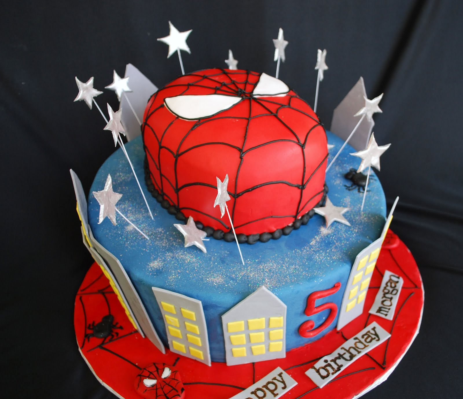 Spiderman Cake Designs