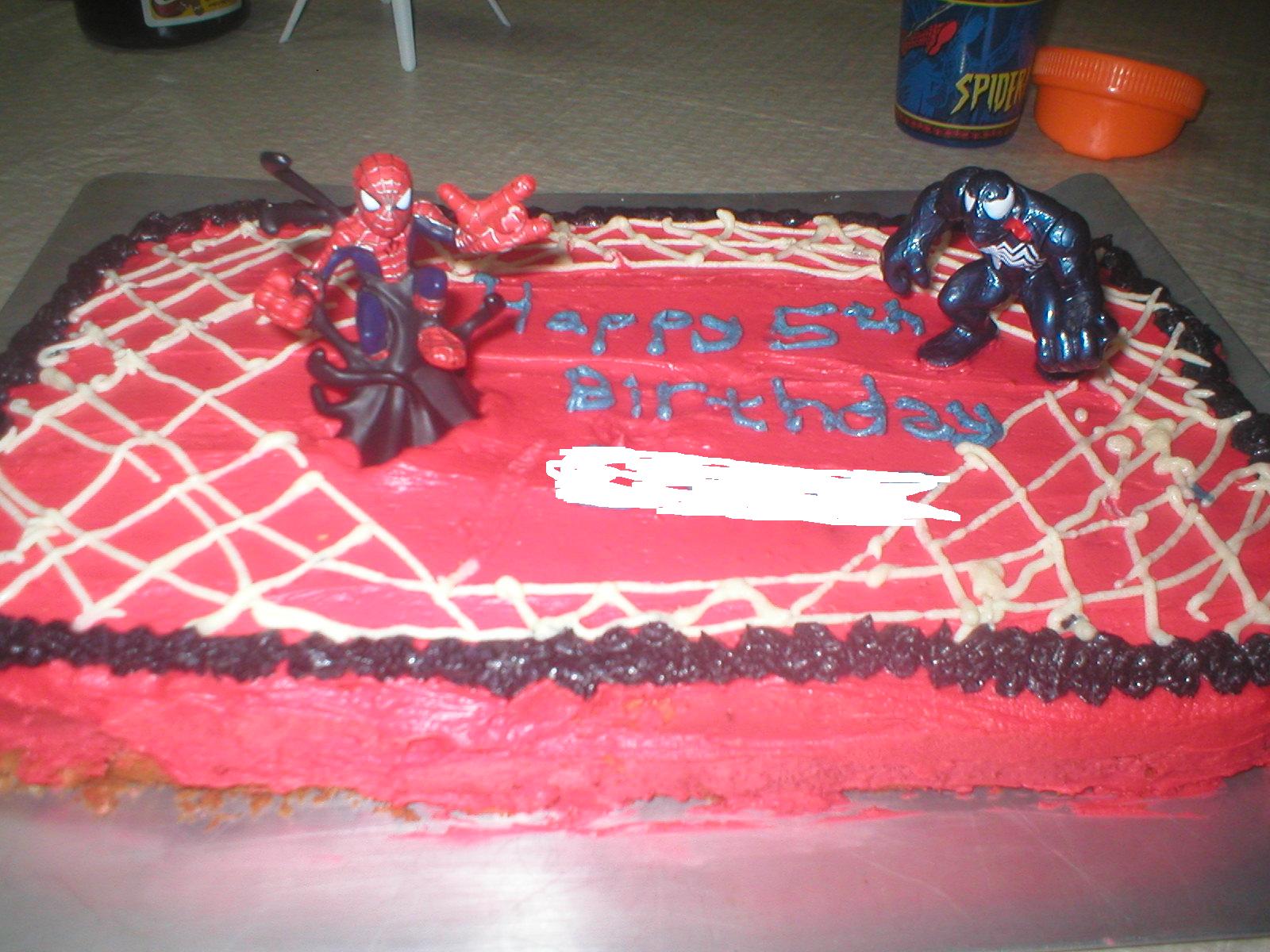 Spiderman Cake Images