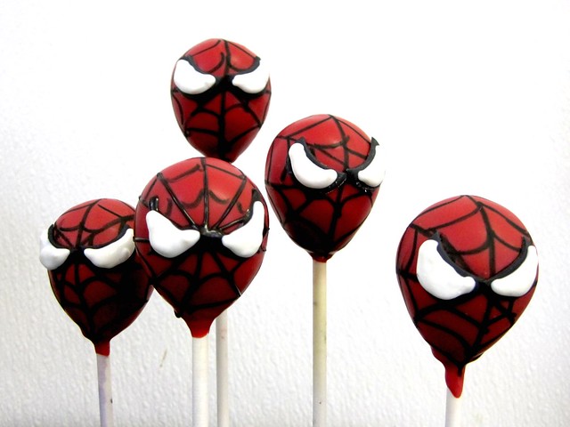Spiderman Cake Pops Recipe