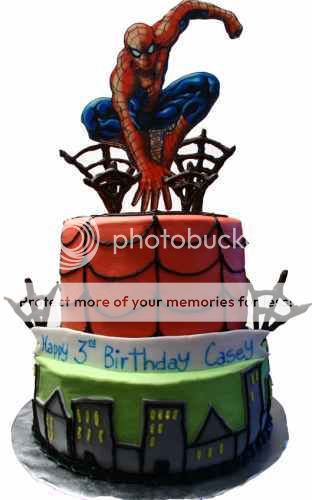 Spiderman Cake Topper