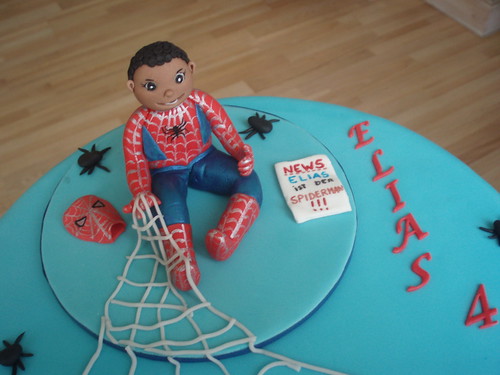 Spiderman Cake Topper Figure