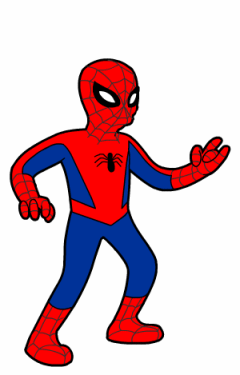 Spiderman Cartoon Face