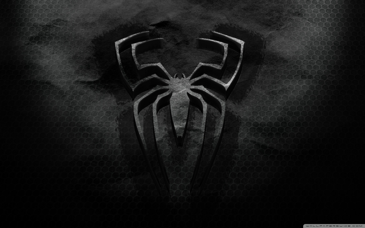 Spiderman Logo Wallpaper Black
