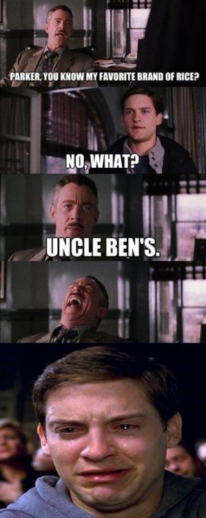 Spiderman Meme Uncle Ben
