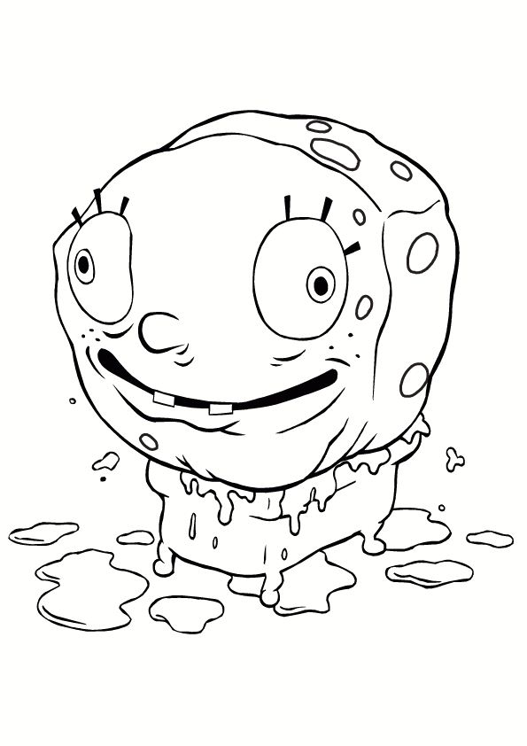 Spongebob Squarepants Characters Coloring Pages