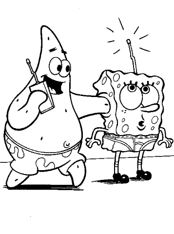 Spongebob Squarepants Coloring Pages Free