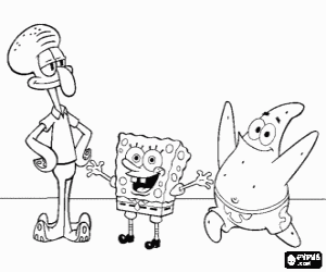 Spongebob Squarepants Pictures To Colour