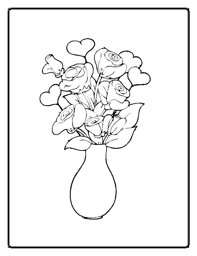 Spring Flowers Coloring Pages