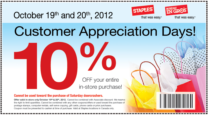 Staples Printable Coupons 2012