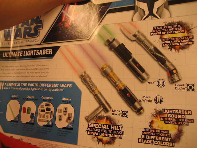 Star Wars Build Your Own Lightsaber Toy