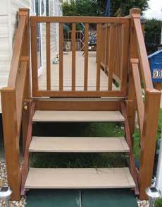 Static Caravan Steps Uk