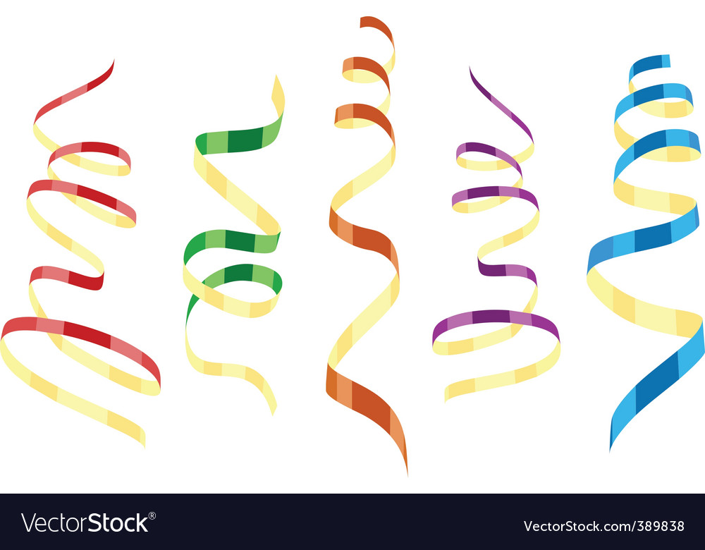 Streamers Vector Free