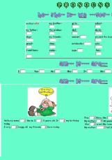 Subject Pronouns Exercises For Kids