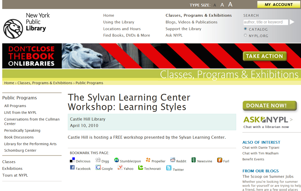 Sylvan Learning Center Locations