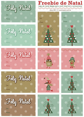 Tags De Natal Para Imprimir